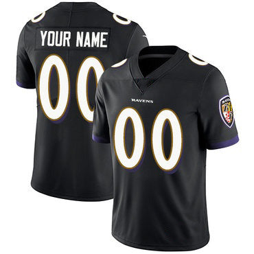 Custom B.Ravens Black MWATKINS Vapor Untouchable Player Limited Jersey