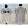 New York Yankees Blank White MWATKINS Pinstripe 'Gothic Legacy Edition' Vapor Premier Limited Stitched Jersey