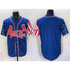 St. Louis Cardinals Blank Royal MWATKINS Independence Day Vapor Premier Limited Stitched Jersey