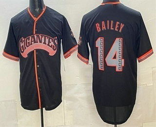 San Francisco Giants #14 Patrick Bailey Black MWATKINS 2026 Alternate Stadium Stitched Jersey