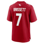 A.Cardinals #7 Jacoby Brissett Cardinal MWATKINS Team Game Jersey