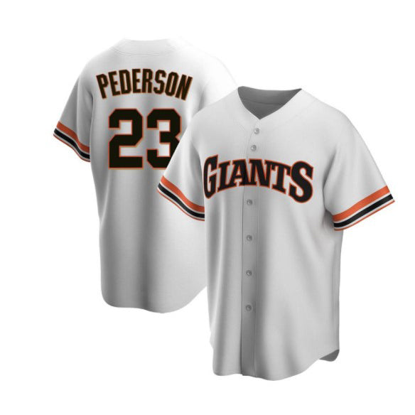San Francisco Giants #23 Joc Pederson White MWATKINS Cool Base Stitched Jersey