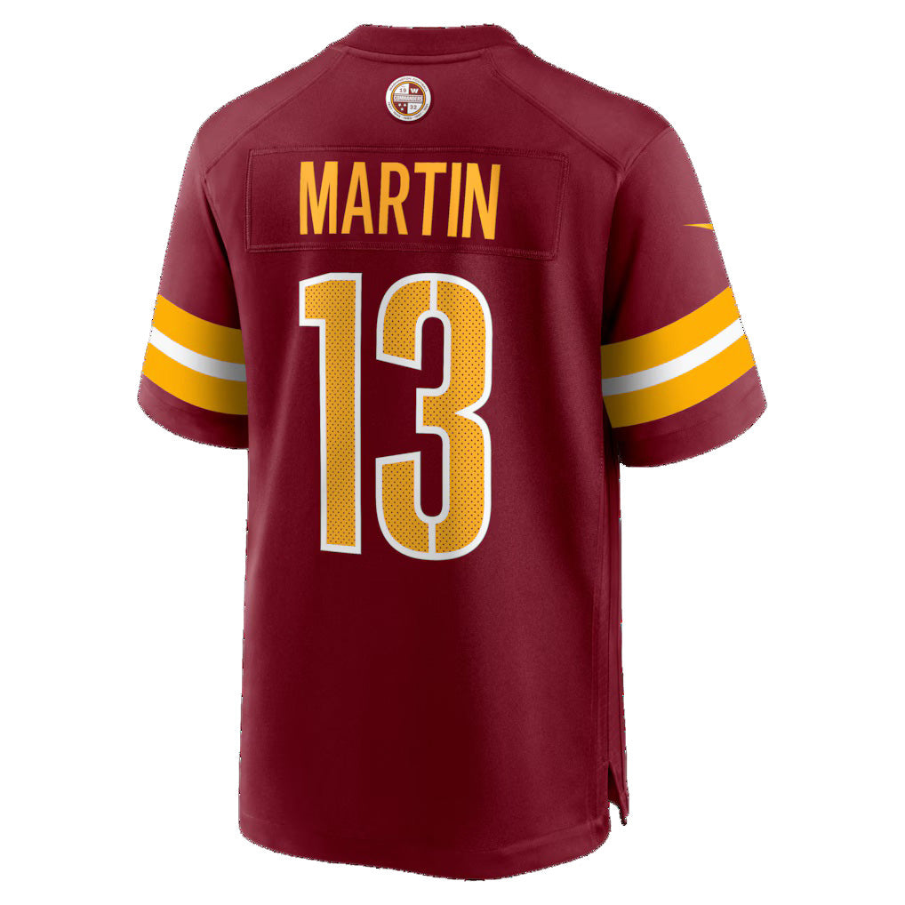 W.Commanders #13 Tay Martin Burgundy MWATKINS Team Game Jersey
