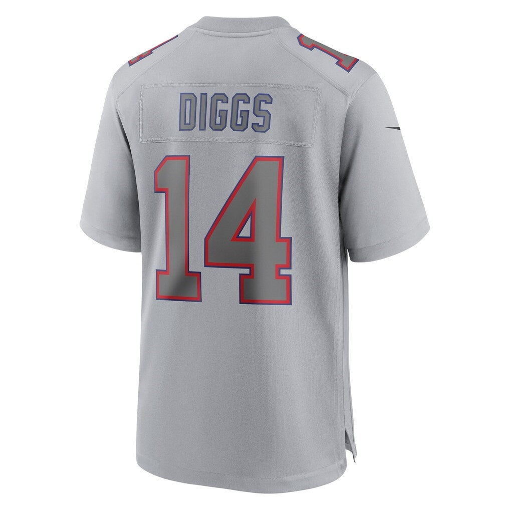 B.Bills #14 Stefon Diggs Atmosphere Fashion Game Jersey - Gray MWATKINS