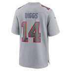 B.Bills #14 Stefon Diggs Atmosphere Fashion Game Jersey - Gray MWATKINS