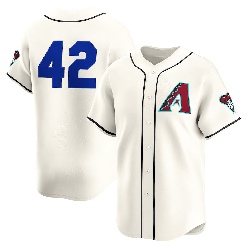 Arizona Diamondbacks #42 Jackie Robinson Cream MWATKINS Home 2025  Day Limited Jersey