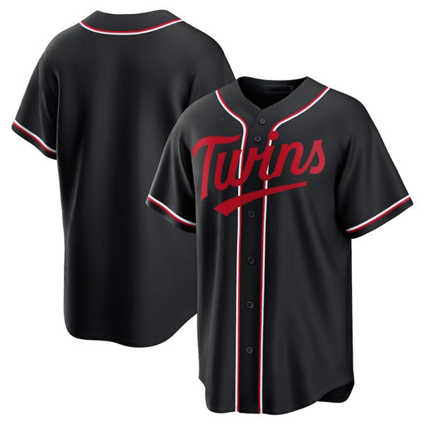 Minnesota Twins Blank Black MWATKINS Out Stitched Jersey