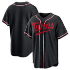 Minnesota Twins Blank Black MWATKINS Out Stitched Jersey