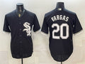 Chicago White Sox #20 Miguel Vargas Black MWATKINS Stitched Jersey