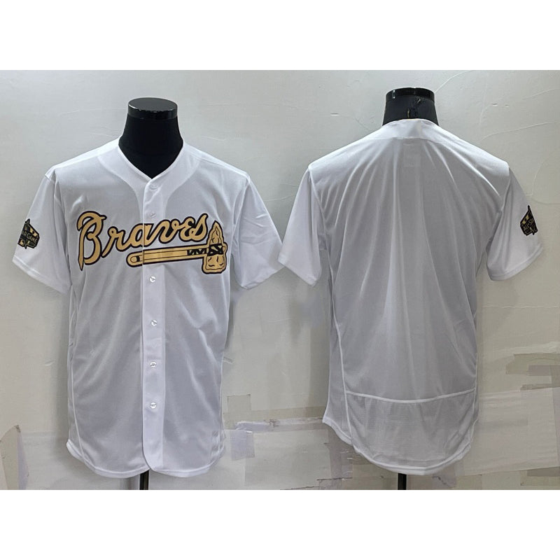 Atlanta Braves Blank White MWATKINS 2022 All Star Stitched Flex Base Jersey