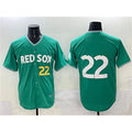 Boston Red Sox #22 Garrett Whitlock Green MWATKINS 2025 City Connect Limited Stitched Jersey