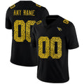 Custom A.Cardinals Black MWATKINS Leopard Print Fashion Vapor Limited Jersey