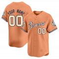 Custom Atlanta Braves Peaches n¡¯ Cream Vapor Premier Limited Jersey ¨C All Stitched-Peaches MWATKINS