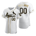 Custom St. Louis Cardinals White MWATKINS Stitched Flex Base Golden Edition Jersey