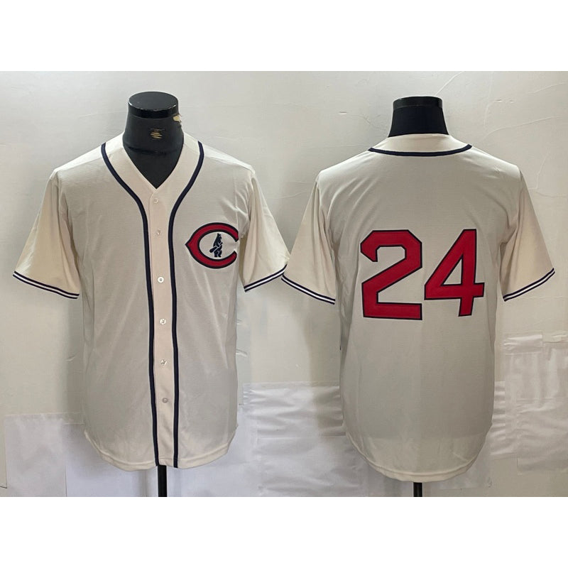 Chicago Cubs #24 Cody Bellinger 2022 Cream MWATKINS Field of Dreams Cool Base Stitched Jersey