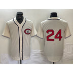 Chicago Cubs #24 Cody Bellinger 2022 Cream MWATKINS Field of Dreams Cool Base Stitched Jersey