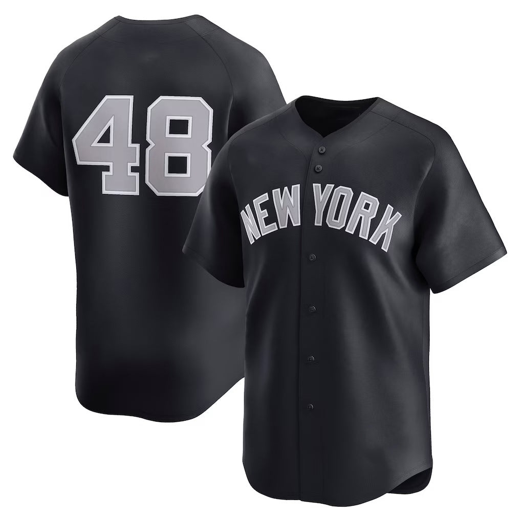 New York Yankees #48 Paul Goldschmidt Navy MWATKINS Alternate Limited Jersey