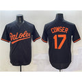 Baltimore Orioles #17 Colton Cowser Black MWATKINS Cool Base Stitched Jersey