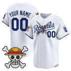 Custom Kansas City Royals x One Piece White MWATKINS Vapor Premier Limited Jersey - Stitched