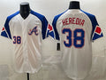 Atlanta Braves #38 Guillermo Heredia White MWATKINS 2023 City Connect Cool Base Stitched Jersey