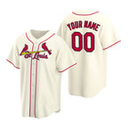 Custom St. Louis Cardinals Cream MWATKINS Stitched Cool Base Jersey