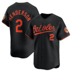 Baltimore Orioles #2 Gunnar Henderson Black MWATKINS Alternate Limited Player Jersey