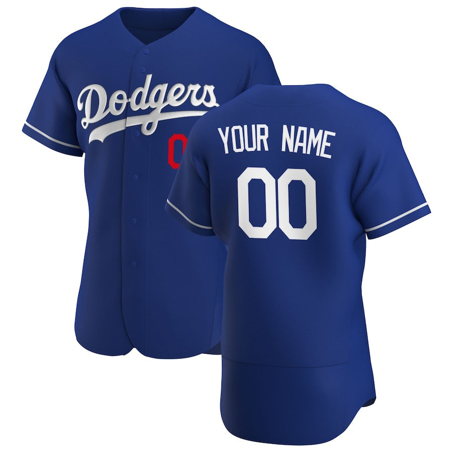 Custom Los Angeles Dodgers Royal MWATKINS Alternate 2020 Authentic Player Jersey