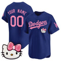 Custom Los Angeles Dodgers ACTIVE PLAYER Royal MWATKINS 2025 Hello Kitty Vapor Premier Limited Stitched Jersey