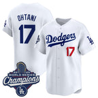 Los Angeles Dodgers #17 Shohei Ohtani White MWATKINS 2025 Champions Stitched Jersey