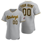 Custom Pittsburgh Pirates Gray MWATKINS Stitched Flex Base 2020 Road Jersey