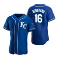 Kansas City Royals #16 Andrew Benintendi Blue MWATKINS Flex Base Stitched Jersey 2