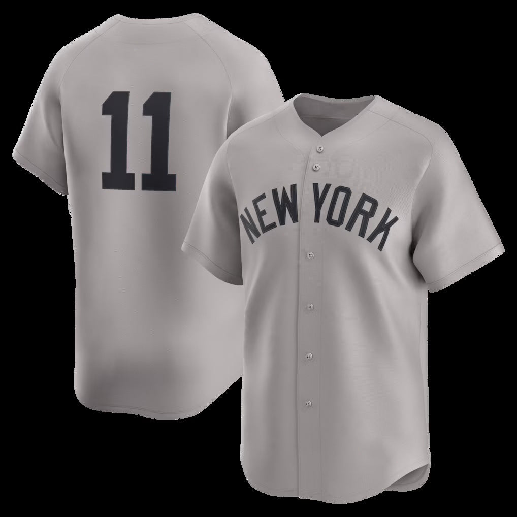 New York Yankees #11 Anthony Volpe Gray MWATKINS Road Limited Player Jersey