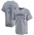 Toronto Blue Jays #2 Justin Turner Gray MWATKINS Cool Base Stitched Jersey