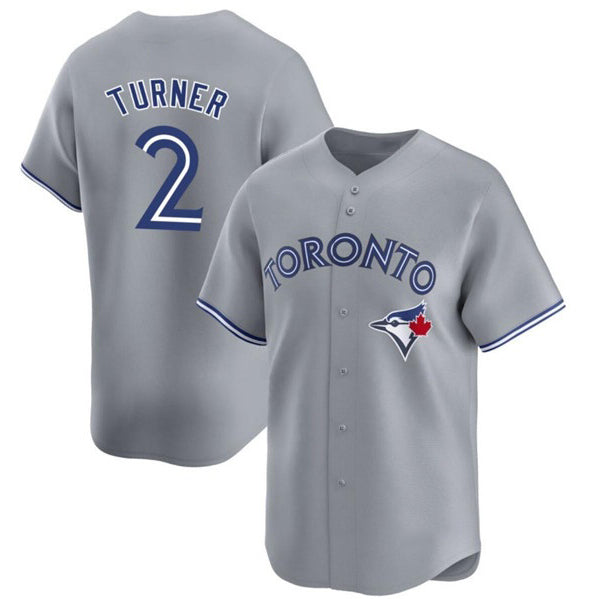 Toronto Blue Jays #2 Justin Turner Gray MWATKINS Cool Base Stitched Jersey