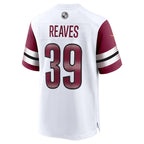 W.Commanders #39 Jeremy Reaves White MWATKINS Game Jersey