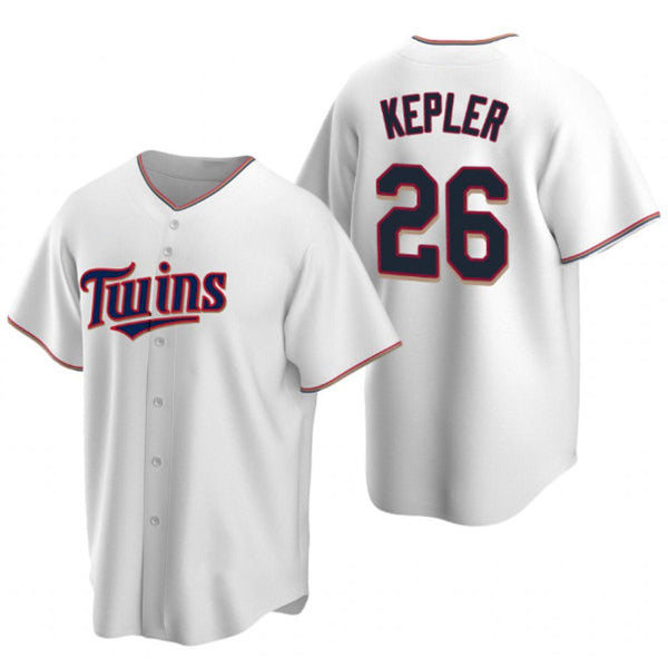 Minnesota Twins #26 Max Kepler White MWATKINS Cool Base Stitched Jersey