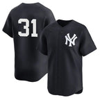 New York Yankees #31 Cam Schlittler Navy MWATKINS 2026 Alternate Limited Stitched Jersey