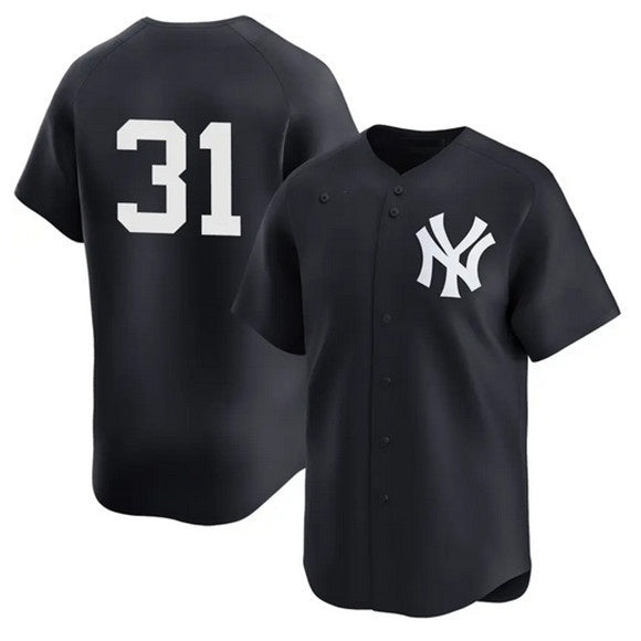 New York Yankees #31 Cam Schlittler Navy MWATKINS 2026 Alternate Limited Stitched Jersey
