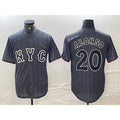 New York Mets #20 Pete Alonso Grey MWATKINS 2024 City Connect Cool Base Stitched Jersey