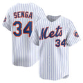 New York Mets #34 Kodai Senga White MWATKINS Home Limited Player Jersey