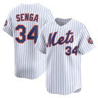New York Mets #34 Kodai Senga White MWATKINS Home Limited Player Jersey
