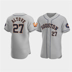 Houston Astros #27 Jose Altuve Gray MWATKINS 60th Anniversary Flex Base Stitched Jersey