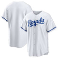 Kansas City Royals White MWATKINS Home Big & Tall Replica Jersey