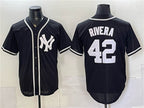 New York Yankees #42 Mariano Rivera 2026 Fashion Replica Black MWATKINS Out Stitched Jersey