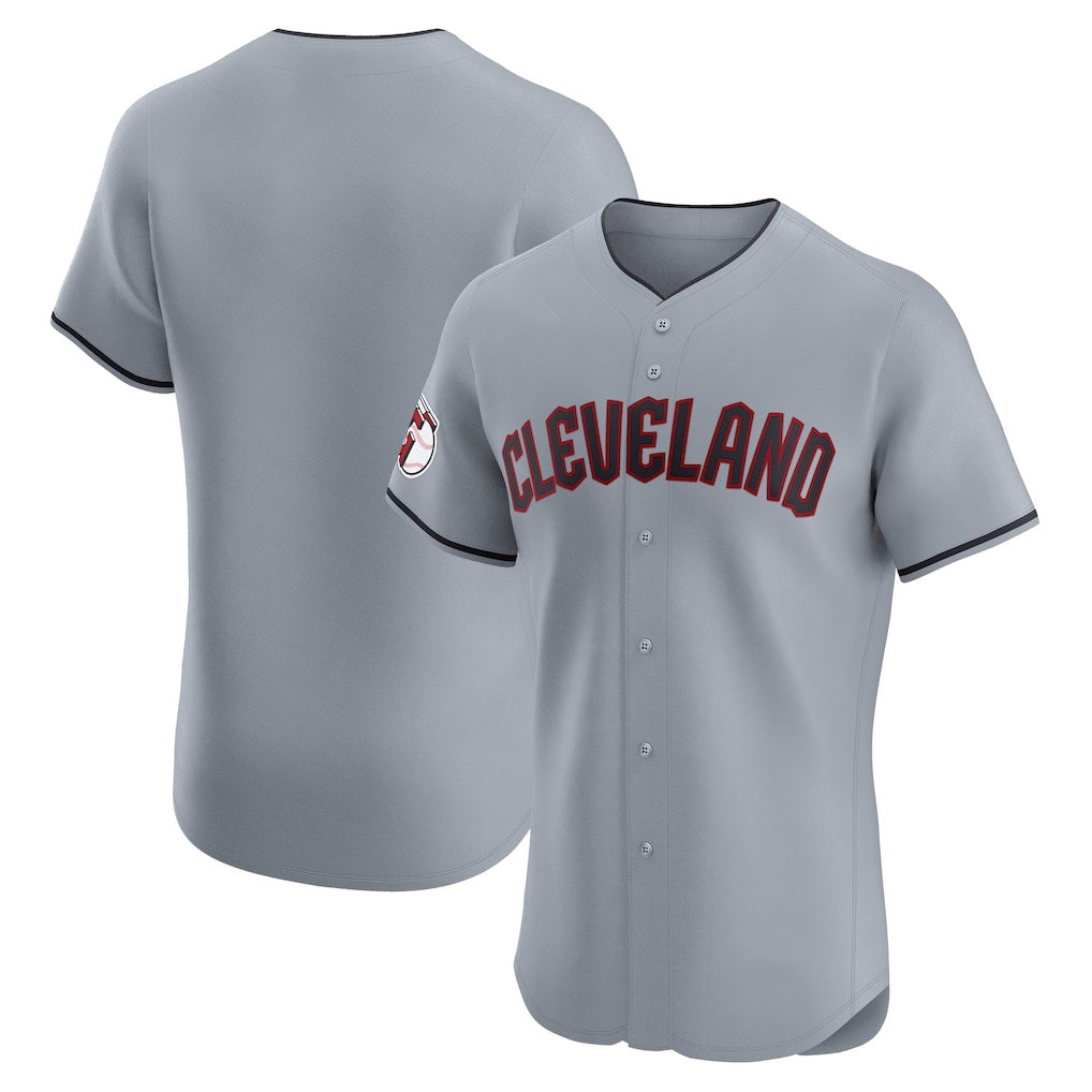Cleveland Guardians Gray MWATKINS Alternate Vapor Premier Elite Patch Jersey