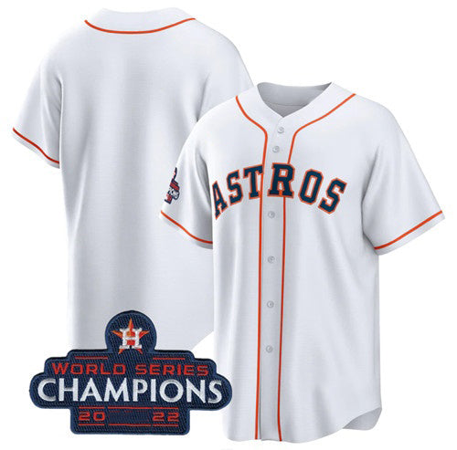 Houston Astros Blank White MWATKINS 2022 World Series Champions Home Stitched Jersey