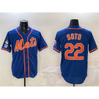 New York Mets #22 Juan Soto Royal MWATKINS 2025 Spring Training Alternate Limited Stitched Jersey