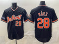 Detroit Tigers #28 Javier B¨¢ez Black MWATKINS 2026 Meijer Patch Alternate Vapor Premier Limited Stitched Jersey