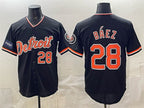 Detroit Tigers #28 Javier B¨¢ez Black MWATKINS 2026 Meijer Patch Alternate Vapor Premier Limited Stitched Jersey