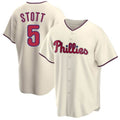 Philadelphia Phillies #5 Bryson Stott Cream MWATKINS Cool Base Stitched Jersey